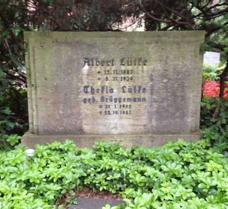 Grabstein Thekla Lütke, geb. Brüggemann, Waldfriedhof Dahlem, Berlin